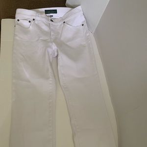 LRL Ralph Lauren White Jeans
